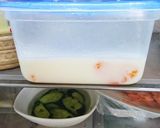 ミカン入り牛乳寒天シャーベット作り方4写真
