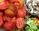 トマト大量消費！夏でもHOTトマトスープ作り方1写真