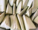 鶏肉とナスの胡麻和えうどん作り方3写真