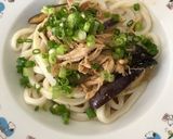 鶏肉とナスの胡麻和えうどん作り方7写真