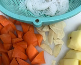 手羽元としらたきのさっぱり煮作り方1写真