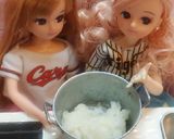 リカちゃんサイズ♡野球シリꕤ牡蠣粥*.ﾟ作り方1写真