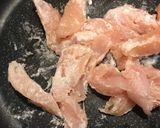 大葉香る★鶏むね肉の牛乳クリームパスタ作り方2写真