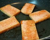 スパムをふっくら焼く方法（減塩・減脂）作り方3写真