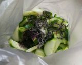きゅうりのゆかり塩昆布漬け作り方2写真