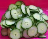 きゅうりと甘酢しょうが(がり)和え作り方1写真