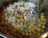 食用ほうずき、リンゴ、桃…ミックスジャム作り方2写真