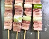 買って来た豚ネギマ串の美味しい焼き方作り方1写真
