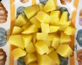 じゃがいもオクラの中華漬け炒め煮作り方1写真