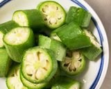 じゃがいもオクラの中華漬け炒め煮作り方2写真