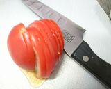 レンチン(6分)♥️トマトonハンバーグ作り方9写真