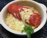 レンチン(6分)♥️トマトonハンバーグ作り方17写真