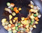 じゃがいもオクラの中華漬け炒め煮作り方11写真