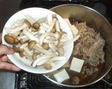 肉豆腐♪簡単豚肉で作り方6写真