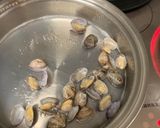 私のフランス料理とあさりのワイン蒸パスタ作り方2写真