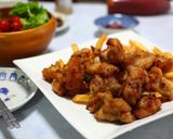 鶏もものにんにくから揚げ作り方6写真