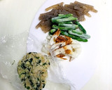 余り餃子のタネで作る♪中華餡がけ野菜炒め作り方1写真