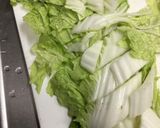 ポリ袋で・白菜の卵とじ作り方2写真