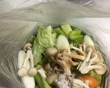ポリ袋で・白菜の卵とじ作り方4写真