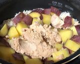 さつまいもとツナの炊き込みご飯作り方8写真