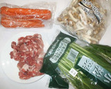 野菜炒め♪簡単酢豚風作り方1写真