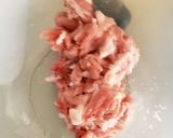 レンジで豚こまミートボール(磯辺焼味)作り方1写真