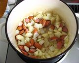 野菜たっぷり☆ミルクカレースープ作り方3写真