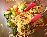 オクラ・ほたて・しらすの冷製ジュレパスタ作り方12写真