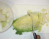 肉豆腐♪簡単豚肉白菜で作り方3写真