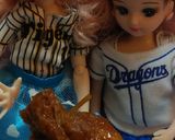 リカちゃんサイズ♡野球シリꕤ味噌餅巾着作り方10写真