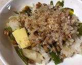 納豆とピーマンのたっぷりかつお節ご飯作り方4写真