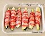 ズッキーニの豚バラ肉巻きグリル作り方2写真