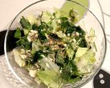 三つ葉が主役☆三つ葉レタスの豆腐サラダ♪作り方3写真