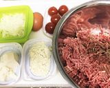 夏季限定〜たっぷりトマトのハンバーグ☆作り方1写真
