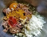 ズッキーニのはさみ揚げ☆カレー風味作り方1写真