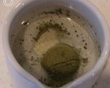 粉末緑茶と凍った牛乳で、抹茶フラペチーノ作り方4写真