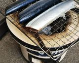 七輪で秋刀魚の塩焼き作り方2写真