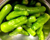 茄子とししとうのじゃこ炒め作り方1写真