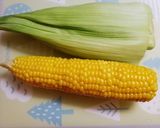 レンジで5分！ゆでとうもろこし完成！作り方4写真