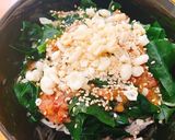 冷やし梅わかめ蕎麦作り方4写真