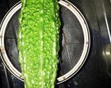【ピリ辛】肉なしゴーヤカレーチャンプル作り方1写真