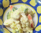 生クリームを加えて♡蒸しささみのポテサラ作り方4写真
