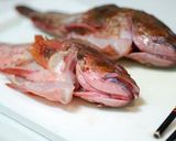 カサゴの野菜甘酢あんかけ作り方1写真