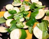 青じそたっぷり夏野菜の蒸し焼き作り方3写真