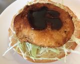 朝食にクリームコロッケバーガー！作り方5写真
