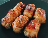 簡単！肉巻きおにぎり。焼肉のタレで。作り方15写真