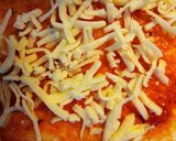 オリーブとトマトとほうれん草のピザパン作り方5写真