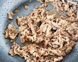 野菜不足解消　お肉入りご飯のレタス巻き作り方2写真