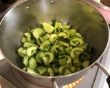 太くなったキュウリのスープ作り方4写真
