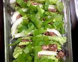 レンチン！豚ひき肉と白菜かさね蒸し作り方3写真